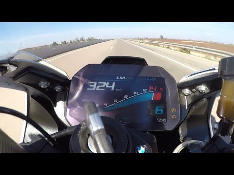 S1000rr VS R1M Top speed +324 Km/h