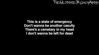 Papa Roach - State Of Emergency { Lyrics on screen } HD