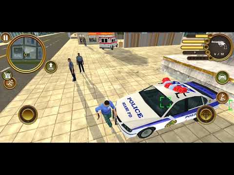 Miami Crime Police 05 | US Police Crime Rope Hero Real Gangster Simulator | Android Gameplay