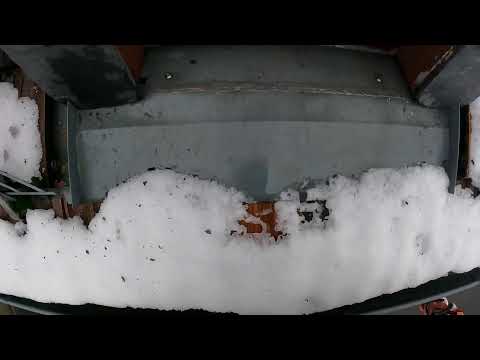 Schiefer an Säule nageln - Teil 2