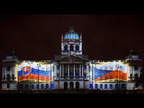 Projection mapping National Museum Prague