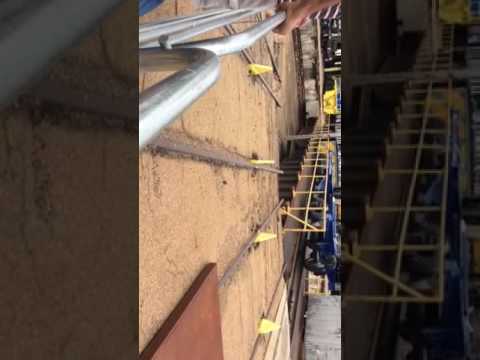 The turn table in operation at the Junee RoundHouse