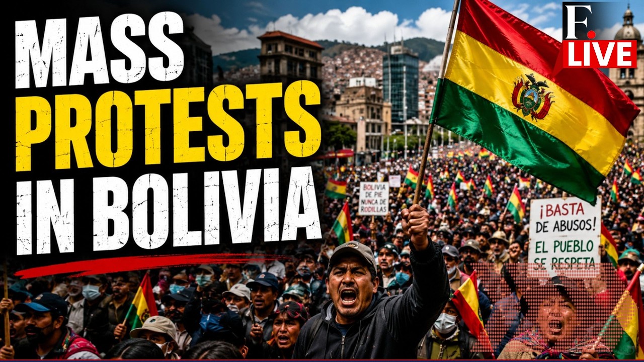 Bolivia Protest LIVE: Massive Protests in Bolivia, Explosions in La Paz | Anti Rodrigo Paz Protest
