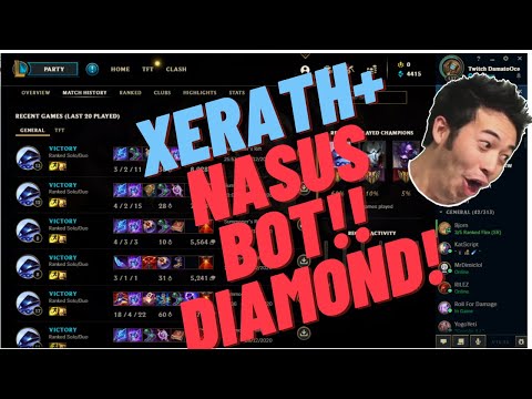 90% WINRATE NASUS AND XERATH BOT!!!!