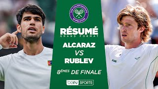 WIMBLEDON : Carlos ALCARAZ vs Andrey RUBLEV | 8e de finale