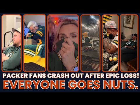 PACKERS FANS CRASH OUT After BRUTAL LOSS to the BEARS | Everyone Goes Nuts (Cheeseheads in Despair)