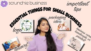 Essentials For Small business (Scrunchie business)| How to start an online business |