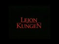 Disney Lejonkungen CD Svensk Reklam VHS