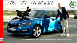 How To Safely Drive 2020 Skoda Scala In Heavy Traffic