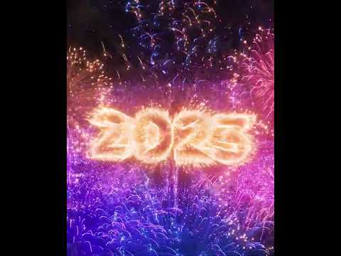 Buon Anno 2023 Video e GIF con fuochi d'artificio