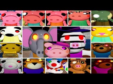 ROBLOX PIGGY ALL JUMPSCARES REVERSED 🐷 NO DELAY 🐷
