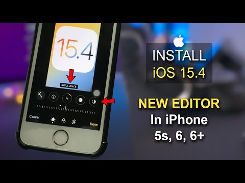 Install iOS 15.4 New Editing Features in Older iPhone's on iOS 12 🔥🔥 -  iPhone 5s, 6, 6+
