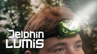 Čelová lampa Delphin Lumis 3 W/1000 mAH