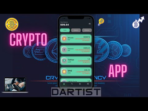 Flutter Crypto Price Tracker Full App , Crypto Rest Api , Json, ListView.builder [2022]