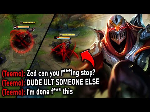 League of Legends but I only camp Teemo the entire game (and kill him 17 times)