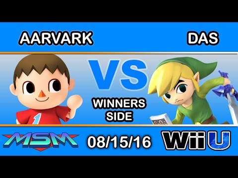 MSM 62 - Aarvark (Villager) Vs. SF FD | Das (Toon Link) Winners Side - Smash Wii U