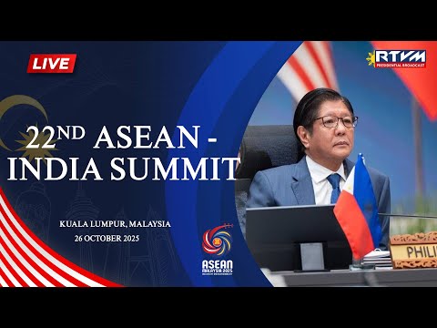 22nd ASEAN-India Summit 10/26/2025