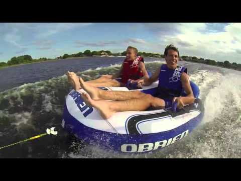 Video Review of the O'Brien Wake Warrior 2 Rider Tube