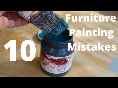 How to Avoid 10 Common Furniture Painting Mistakes
