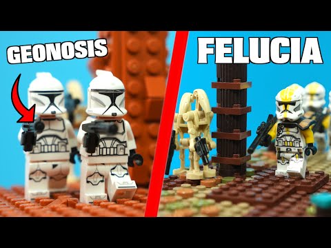 I built iconic clone battles in LEGO...