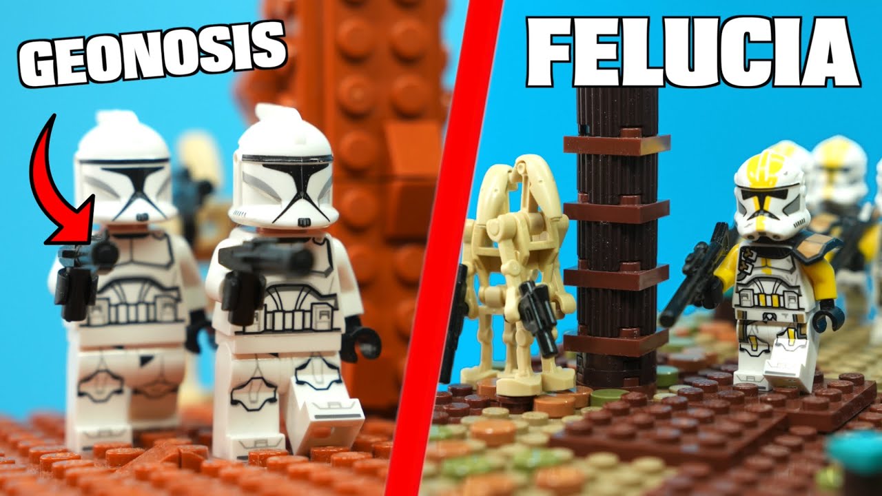 I built iconic clone battles in LEGO...