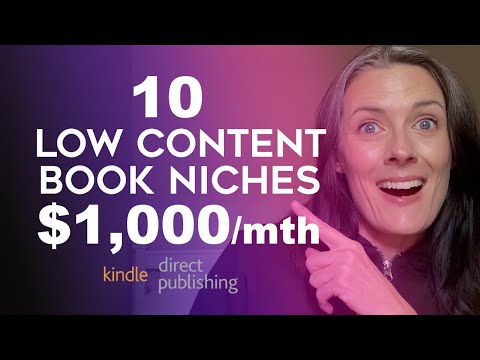 10 Low Content Book Niches To Make $1,000/month -...