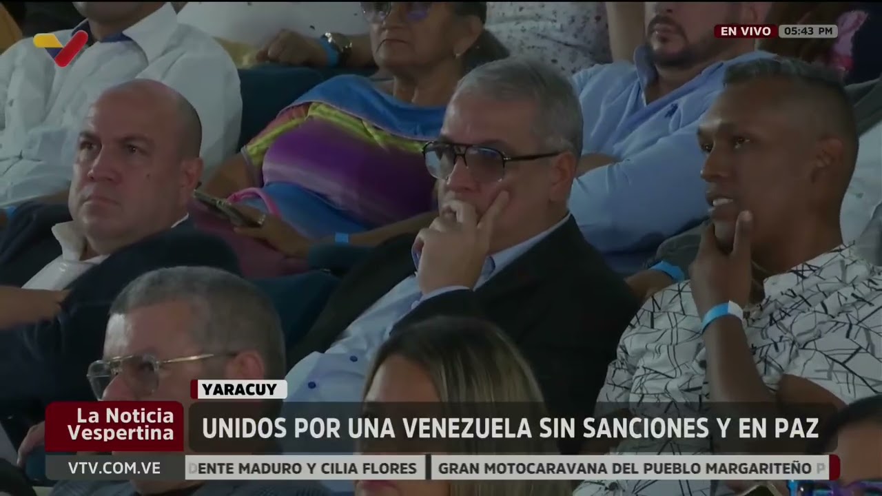 Peregrinación contra las sanciones en Yaracuy, 25 de abril de 2026