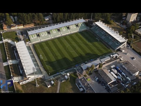 Drone from Bulgaria's $25 MILLION Stadium of LUDOGORETS Razgrad  (4K UHD)