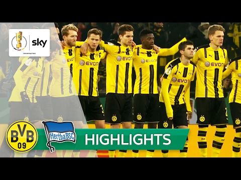 Borussia Dortmund - Hertha BSC 4:3 n.E. | Highlights DFB-Pokal 2016/17 - Achtelfinale