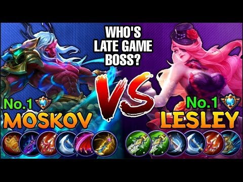 Mobile Legends - Supreme No 1 Moskov Vs Supreme No 1 Lesley Gameplay by •ƛʅѵʂʂ ♥ Top 1 Global Moskov