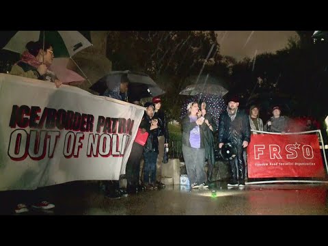 Protest Held as Operation "Swamp Sweep" Begins in New Orleans