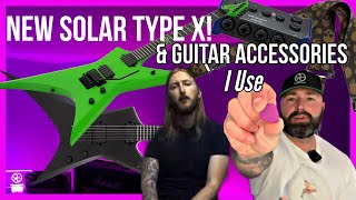Video thumbnail for SOLAR TYPE X GUITARS AND USEFUL GUITAR GADGETS I USE FROM DIMARZIO,DUNLOP,SONICAKE & ZOOM by Ninecore Neil