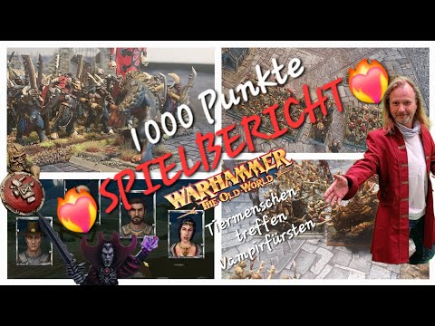006 Balduin's Table Talk TOW [48 minutes in 4K] Match Report! Beastmen Meet Vampires 🔥⚔️