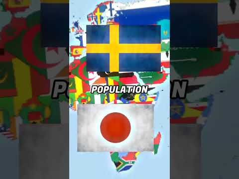 Sweden Vs. Japan #comparison #shorts #educationalmotivation