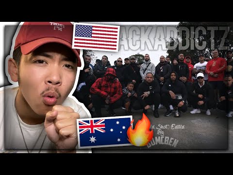 TOO MUCH - (TrackAddictz) Official Music Video AMERICAN REACTION! Australian Rap Drill Music US USA