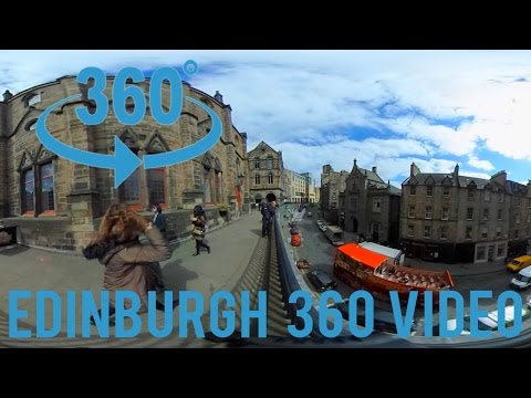 Edinburgh Royal Mile 360 Video (Ricoh Th
