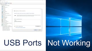 How to Fix USB Ports not Working on Windows 10