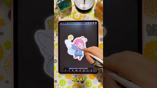 How to add sticker outlines in Procreate