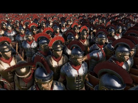#newupdategameuebs2 - 80,000 Roman legion vs 80,000 medieval troops