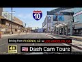 Driving from Phoenix, Arizona to Los Angeles, California on Freeway I-10 Dash Cam Tours 2020 4K