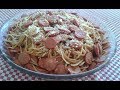 MACARRÃO COM SALSICHA
