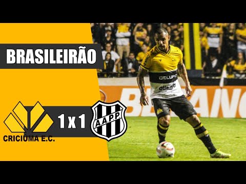 CRICIÚMA 1 X 1 PONTE PRETA | BRASILEIRÃO SÉRIE B 2022 | GOLS