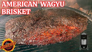 This American Wagyu Brisket Melted Like Butter! | Texas Style on the Weber Smokey Mountain