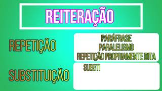 Coesão: Reiteração, Associação e Conexão