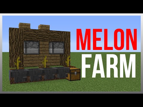 Insane Minecraft Redstone Farm Tutorial! 🍉🎃