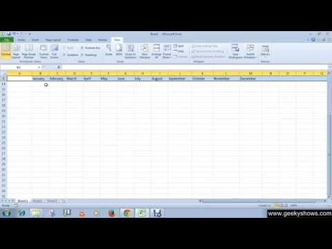 Microsoft Office Excel 2010 Introduction Microsoft Excel 2010