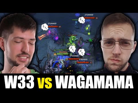 W33 vs WAGAMAMA - First Time He Plays This Hero