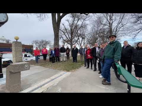 Zabka Perdue 150th Clock Dedication