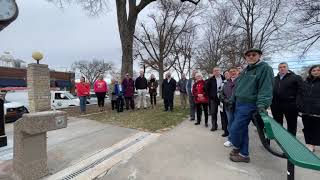 Zabka Perdue 150th Clock Dedication