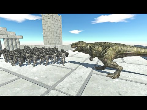 50 knockout Artist Gorilla VS Units - Animal Revolt Battle Simulator